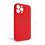 Чехол Full Silicone Case для Apple iPhone 13 Pro Max red (14) закрытая камера