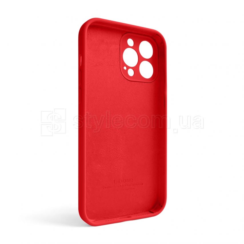 Чехол Full Silicone Case для Apple iPhone 13 Pro Max red (14) закрытая камера