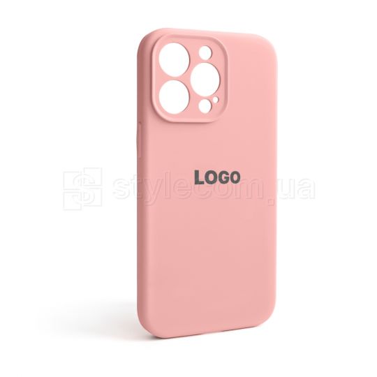 Чохол Full Silicone Case для Apple iPhone 13 Pro light pink (12) закрита камера