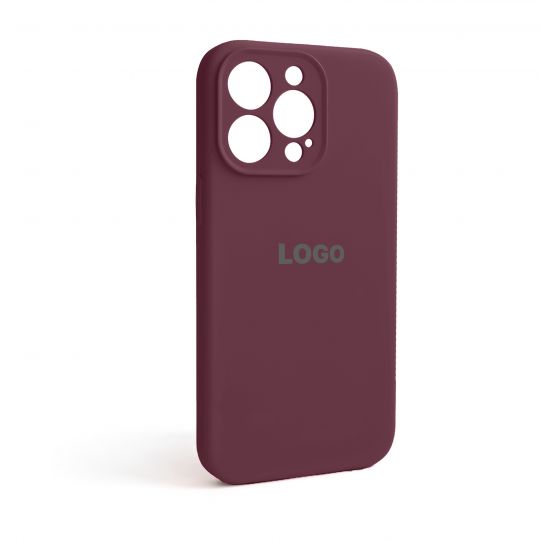 Чохол Full Silicone Case для Apple iPhone 13 Pro maroon (42) закрита камера - купити за 221.50 грн у Києві, Україні