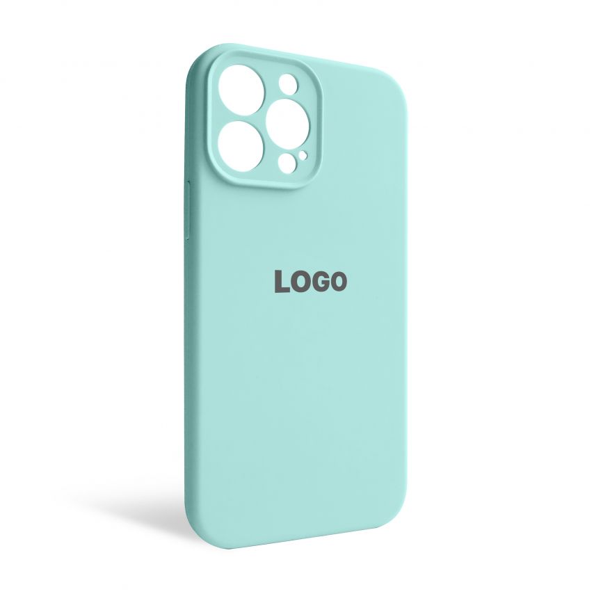 Чехол Full Silicone Case для Apple iPhone 13 Pro Max sea blue (21) закрытая камера