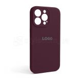 Чехол Full Silicone Case для Apple iPhone 13 Pro plum (57) закрытая камера
