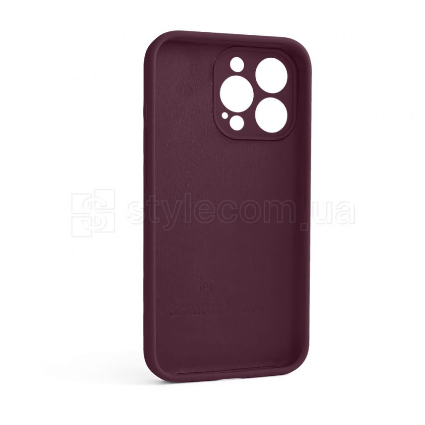 Чехол Full Silicone Case для Apple iPhone 13 Pro plum (57) закрытая камера