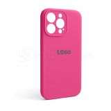 Чехол Full Silicone Case для Apple iPhone 13 Pro shiny pink (38) закрытая камера