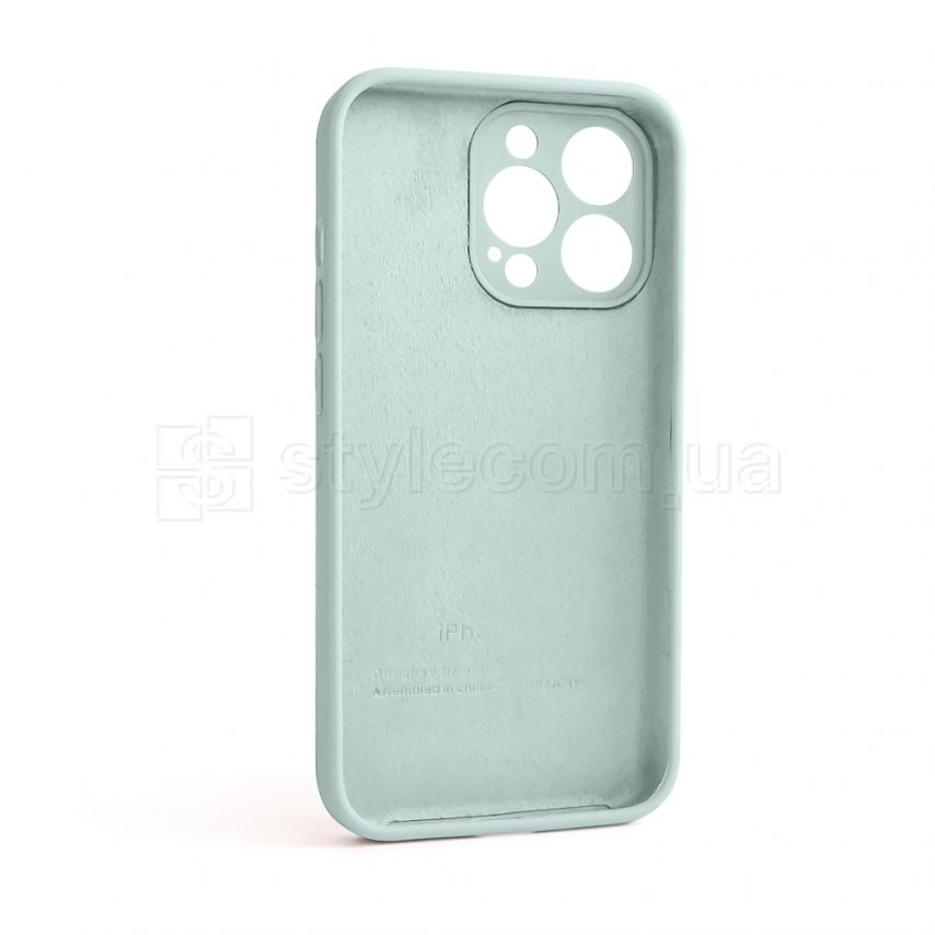 Чехол Full Silicone Case для Apple iPhone 13 Pro turquoise (17) закрытая камера
