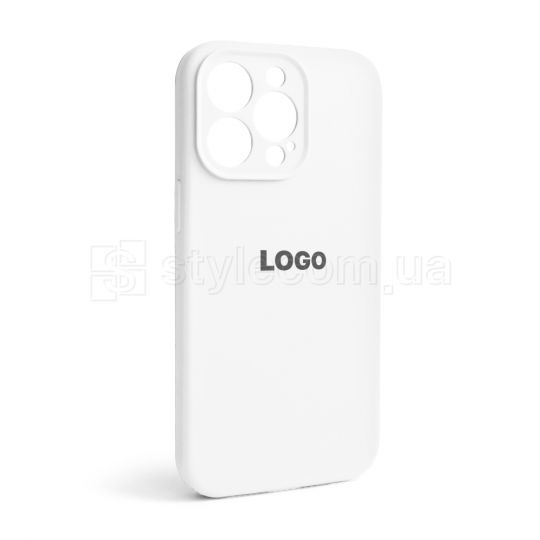 Чохол Full Silicone Case для Apple iPhone 13 Pro white (09) закрита камера