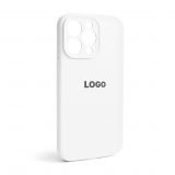 Чохол Full Silicone Case для Apple iPhone 13 Pro white (09) закрита камера