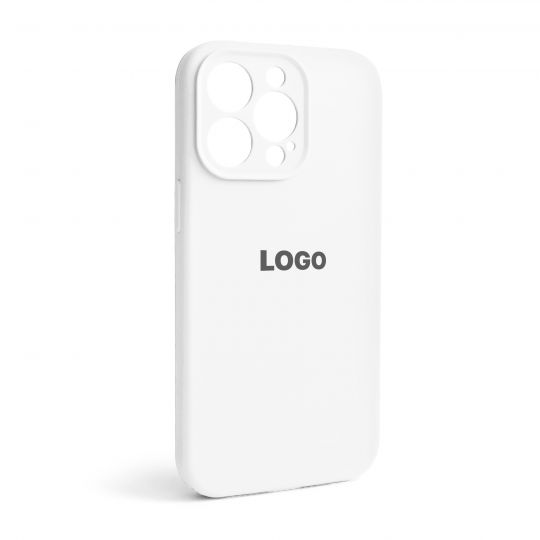 Чохол Full Silicone Case для Apple iPhone 13 Pro white (09) закрита камера