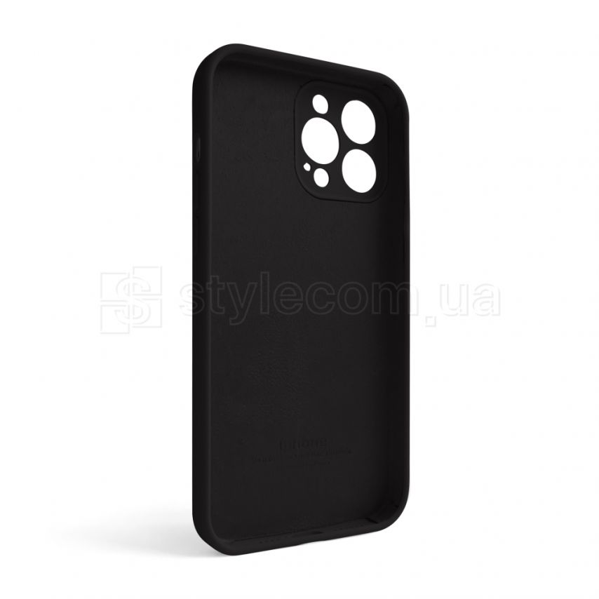 Чохол Full Silicone Case для Apple iPhone 13 Pro Max black (18) закрита камера