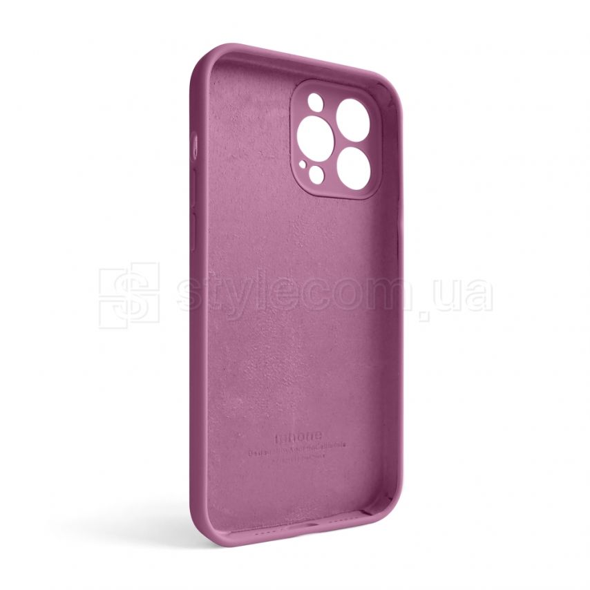 Чехол Full Silicone Case для Apple iPhone 13 Pro Max blueberry (56) закрытая камера