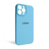 Чехол Full Silicone Case для Apple iPhone 13 Pro Max cornflower (53) закрытая камера