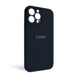 Чохол Full Silicone Case для Apple iPhone 13 Pro Max dark blue (08) закрита камера
