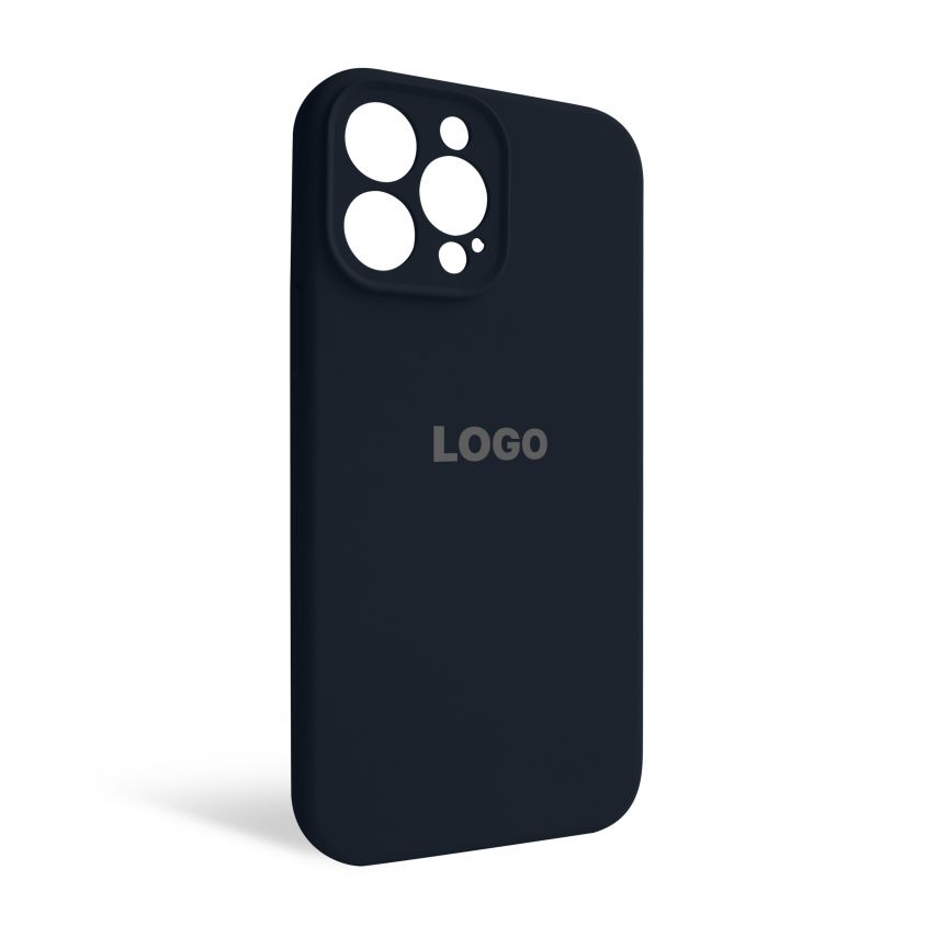 Чохол Full Silicone Case для Apple iPhone 13 Pro Max dark blue (08) закрита камера