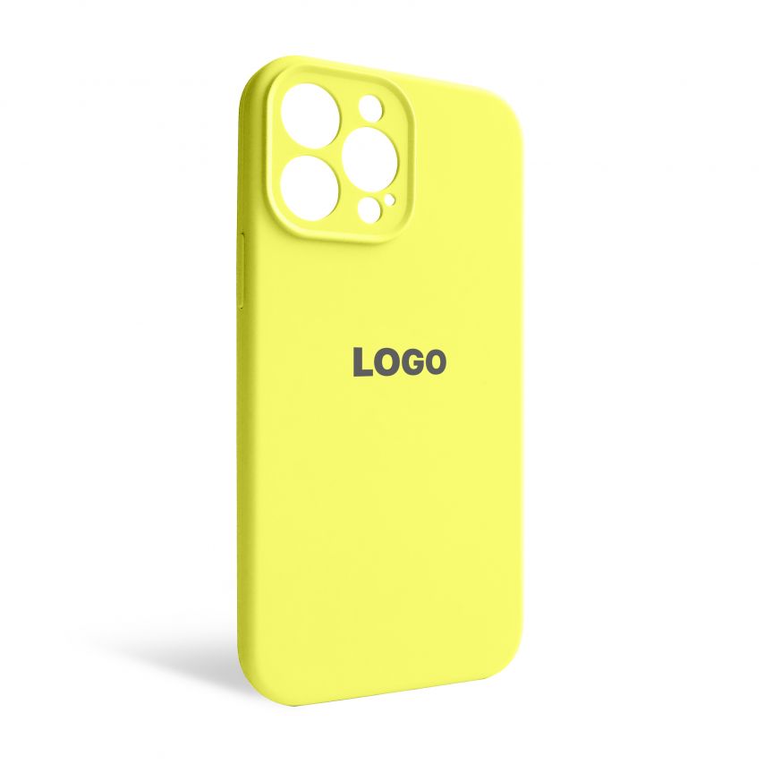 Чохол Full Silicone Case для Apple iPhone 13 Pro Max flash lime (41) закрита камера