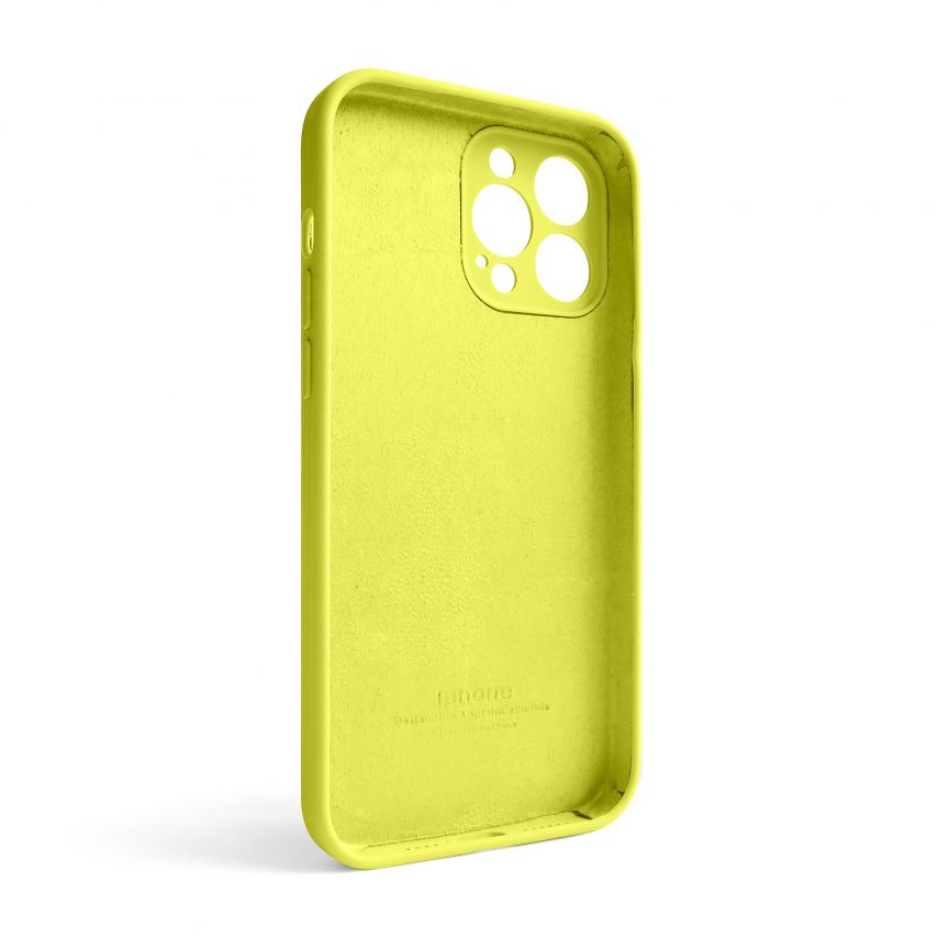 Чохол Full Silicone Case для Apple iPhone 13 Pro Max flash lime (41) закрита камера