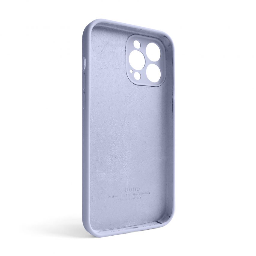Чехол Full Silicone Case для Apple iPhone 13 Pro Max lilac (39) закрытая камера