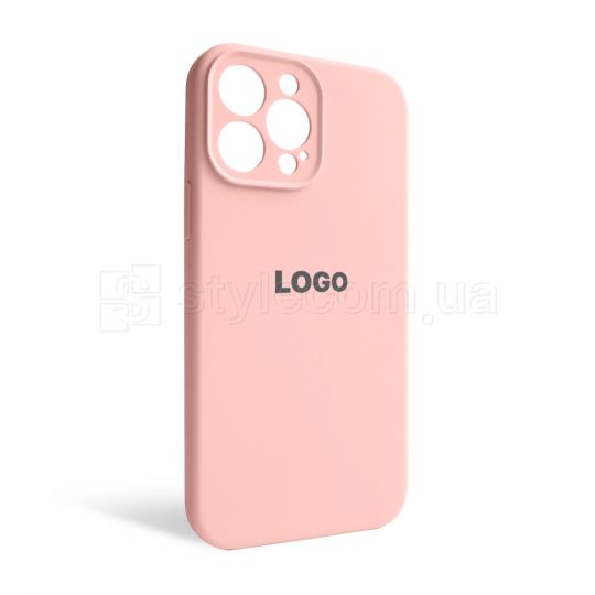 Чехол Full Silicone Case для Apple iPhone 13 Pro Max light pink (12) закрытая камера