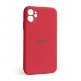 Чохол Full Silicone Case для Apple iPhone 12 camellia (25) закрита камера