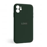 Чохол Full Silicone Case для Apple iPhone 12 atrovirens green (54) закрита камера