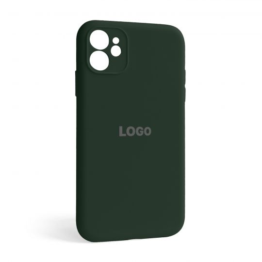 Чохол Full Silicone Case для Apple iPhone 12 atrovirens green (54) закрита камера - купити за 221.50 грн у Києві, Україні