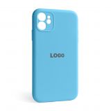 Чохол Full Silicone Case для Apple iPhone 12 cornflower (53) закрита камера