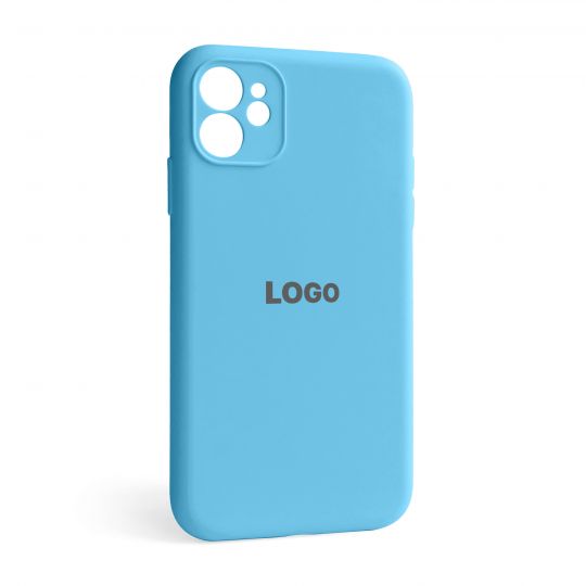 Чохол Full Silicone Case для Apple iPhone 12 cornflower (53) закрита камера - купити за 221.50 грн у Києві, Україні