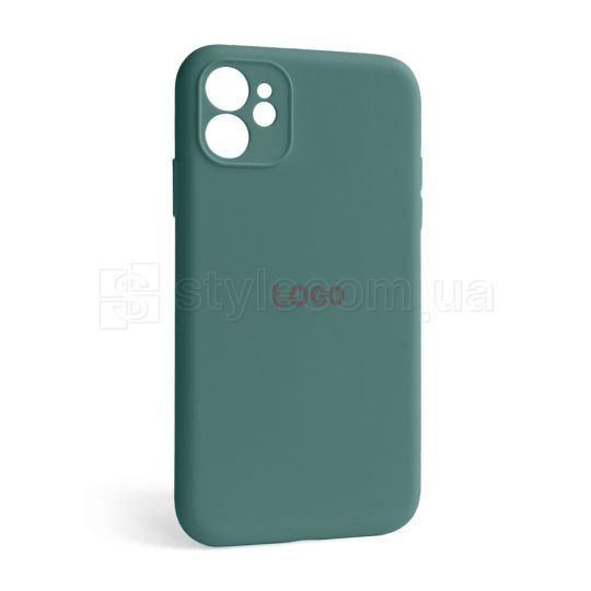 Чохол Full Silicone Case для Apple iPhone 12 pine green (55) закрита камера