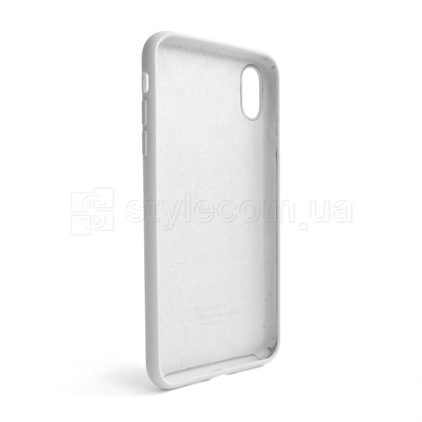 Чехол Full Silicone Case для Apple iPhone Xs Max white (09)