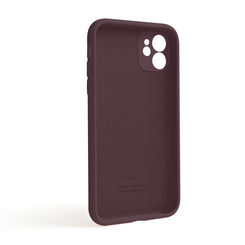 Чохол Full Silicone Case для Apple iPhone 11 plum (57) закрита камера