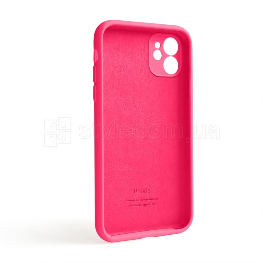 Чохол Full Silicone Case для Apple iPhone 11 shiny pink (38) закрита камера