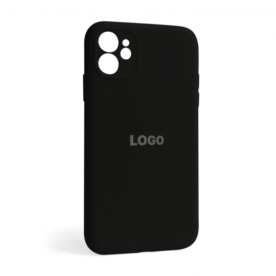 Чехол Full Silicone Case для Apple iPhone 11 black (18) закрытая камера