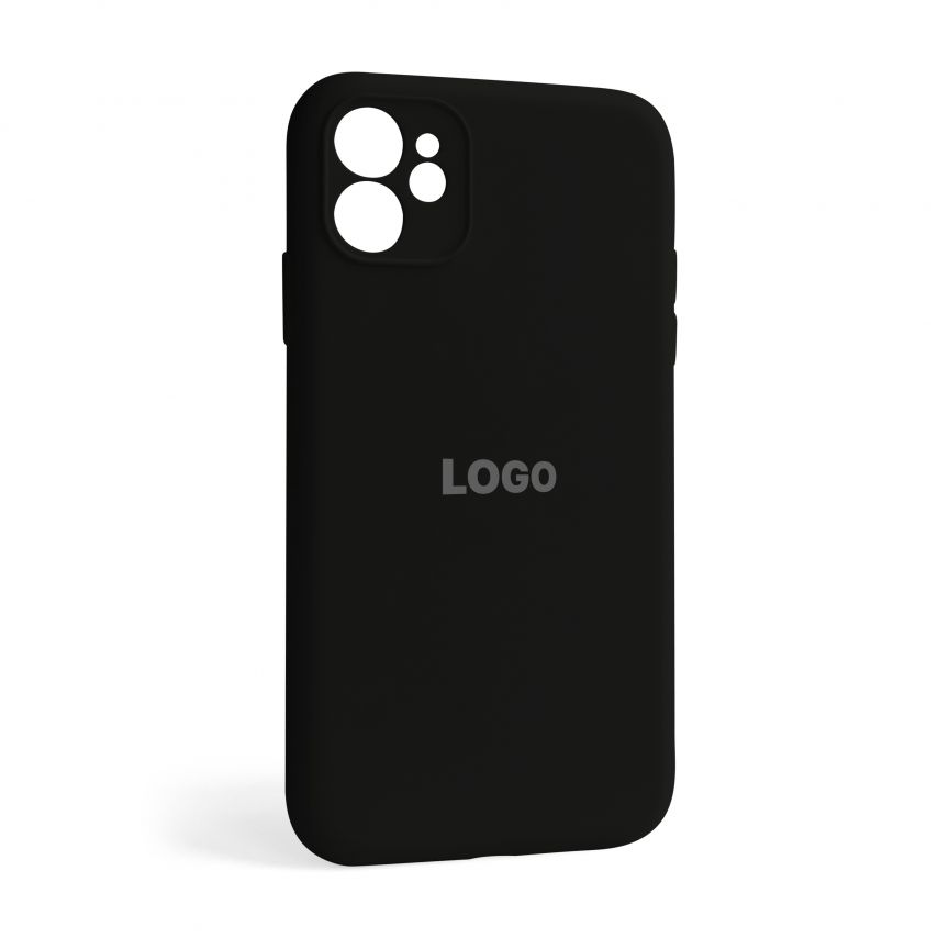 Чехол Full Silicone Case для Apple iPhone 11 black (18) закрытая камера