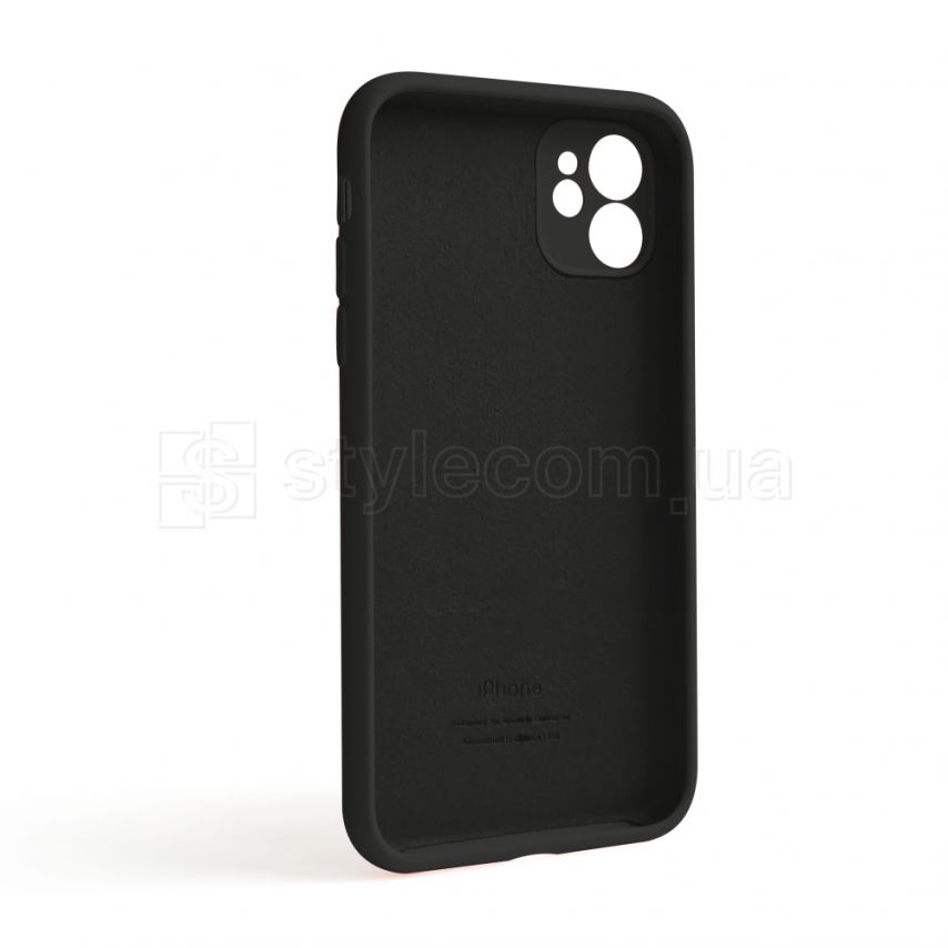 Чехол Full Silicone Case для Apple iPhone 11 black (18) закрытая камера