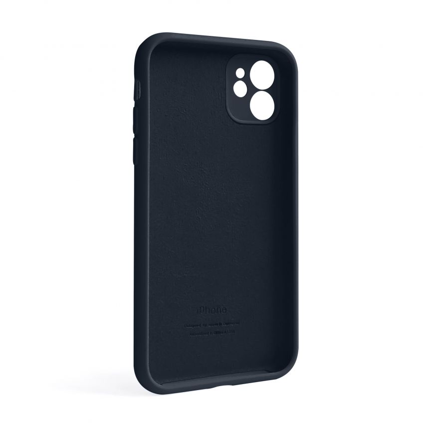 Чохол Full Silicone Case для Apple iPhone 11 dark blue (08) закрита камера