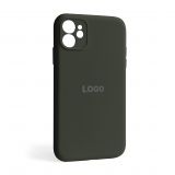 Чохол Full Silicone Case для Apple iPhone 11 dark olive (35) закрита камера