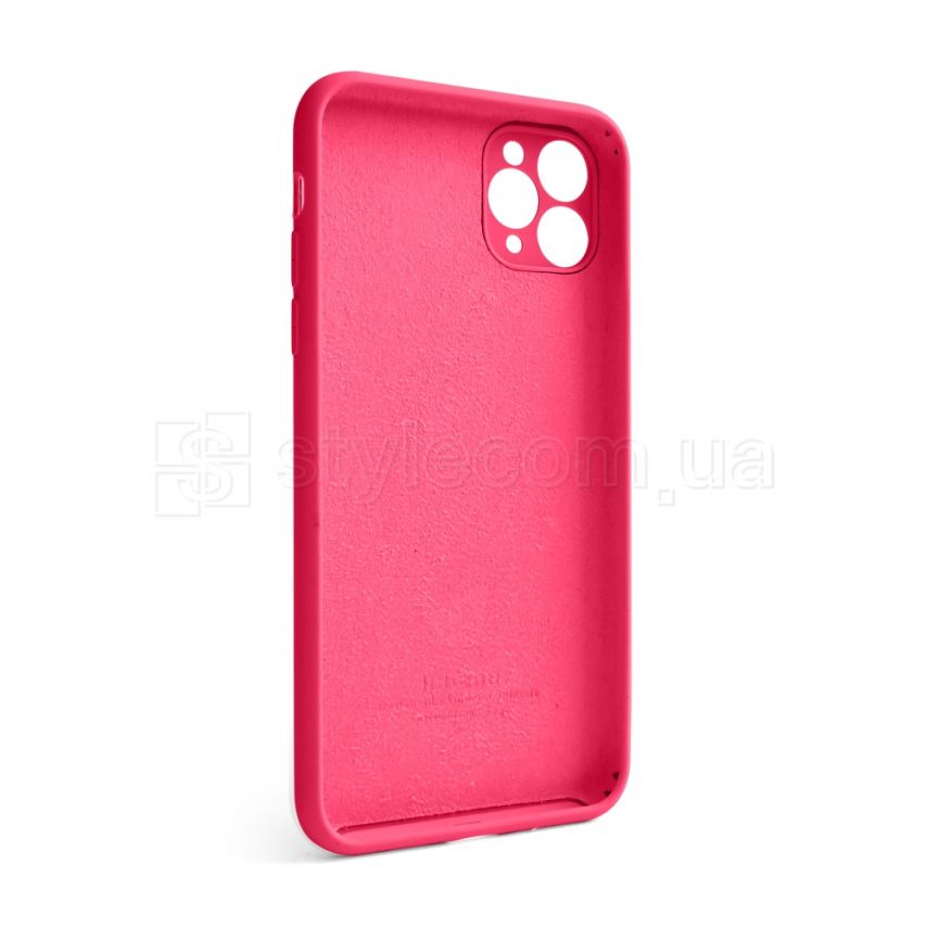 Чехол Full Silicone Case для Apple iPhone 11 Pro Max shiny pink (38) закрытая камера