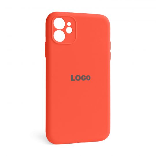 Чохол Full Silicone Case для Apple iPhone 12 orange (13) закрытая камера - купити за 221.50 грн у Києві, Україні