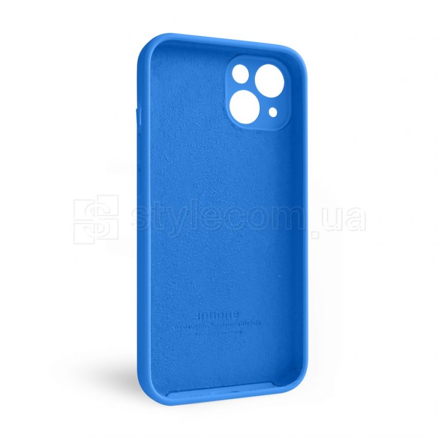Чехол Full Silicone Case для Apple iPhone 13 royal blue (03) закрытая камера