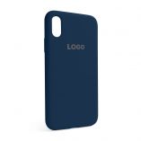 Чехол Full Silicone Case для Apple iPhone X, Xs blue cobalt (36) - купить за 194.50 грн в Киеве, Украине