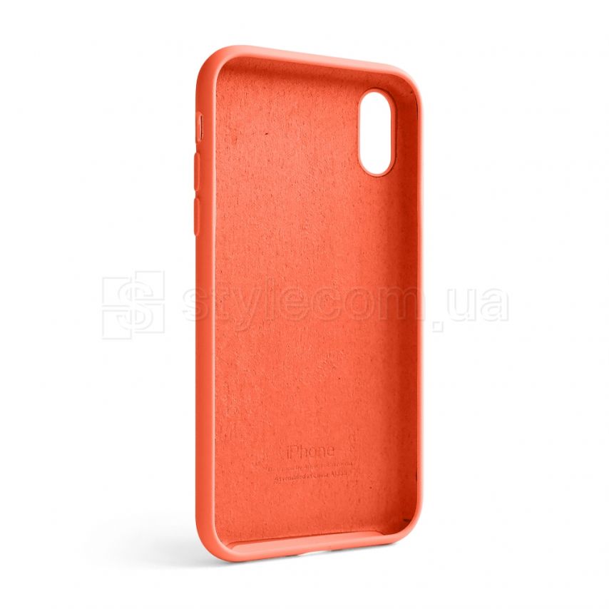 Чехол Full Silicone Case для Apple iPhone Xr apricot (02)