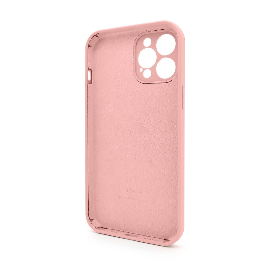 Чохол Full Silicone Case для Apple iPhone 12 Pro Max light pink (12) закрита камера