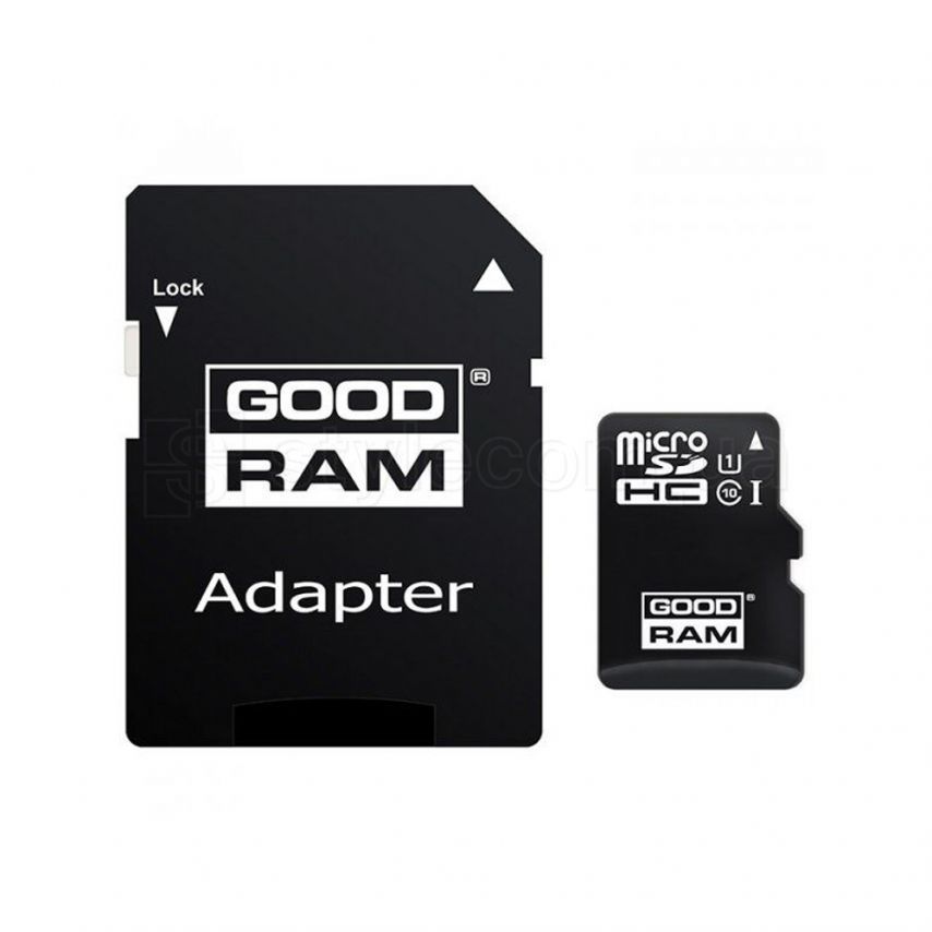 Карта пам'яті Goodram MicroSDHC 32GB Class 10 UHS-I + SD-адаптер (M1AA-0320R12)