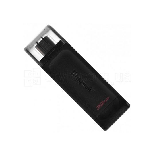 Флеш-пам'ять USB3.2 Kingston DataTraveler 70 32GB Type-C Black (DT70/32GB)