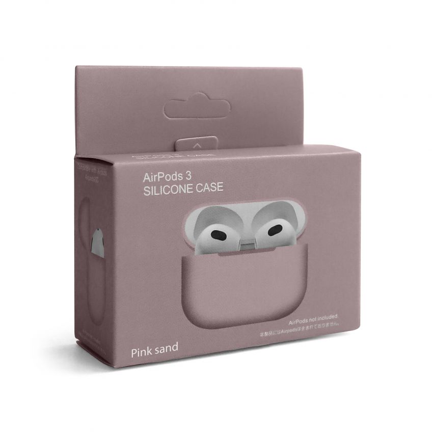 Чохол для AirPods 3 Slim pink sand (02)