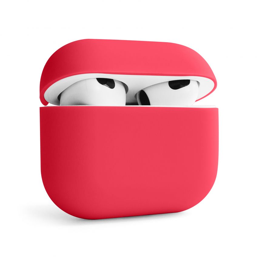 Чехол для AirPods 3 Slim crimson (09)