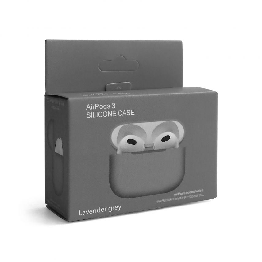 Чохол для AirPods 3 Slim lavender grey (13)