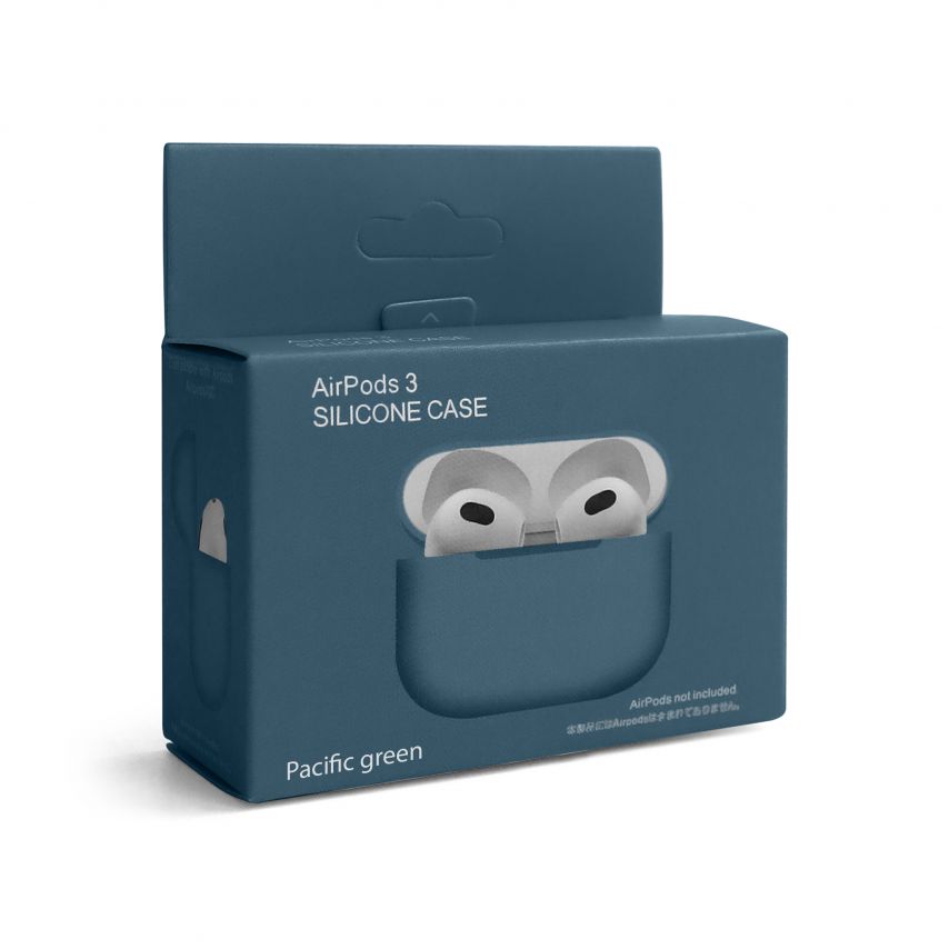 Чехол для AirPods 3 Slim pacific green (18)