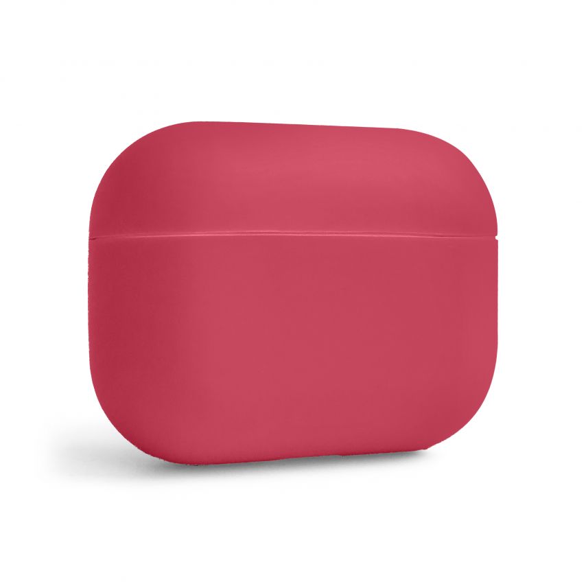 Чехол для AirPods Pro Slim dark red (crimson) / темно-красный (малиновый) (9)