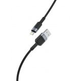 Кабель USB XO NB198 Lightning Quick Charge 2.4A black