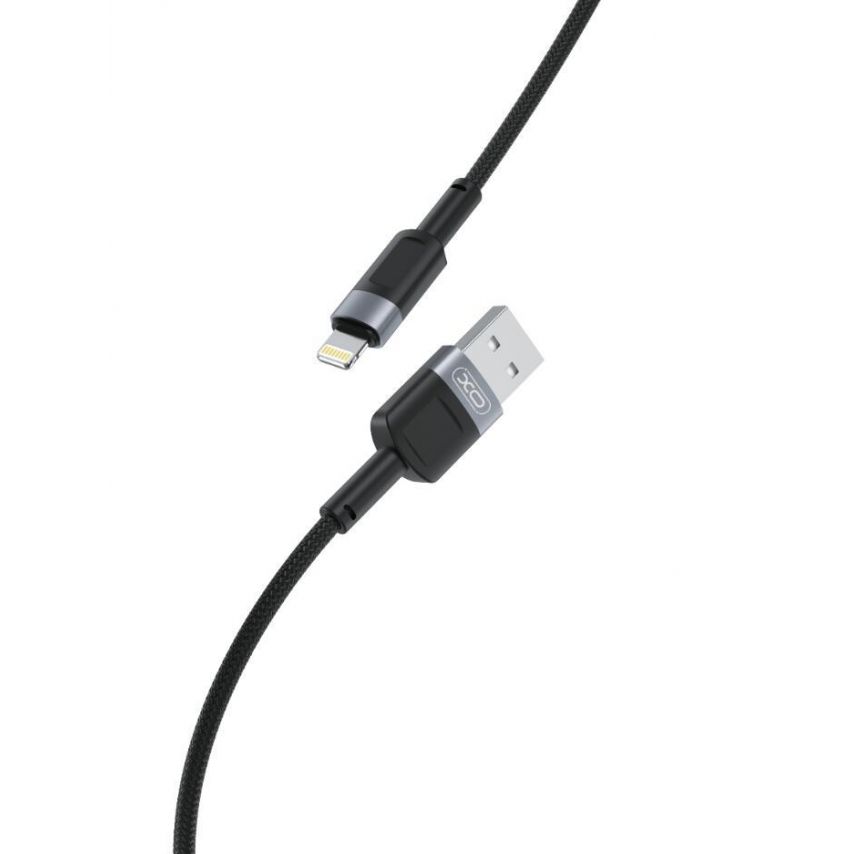 Кабель USB XO NB198 Lightning Quick Charge 2.4A black